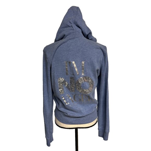Victoria's Secret I'm No Angel Bling Hoodie Super Model Essentials Size M - Picture 1 of 8